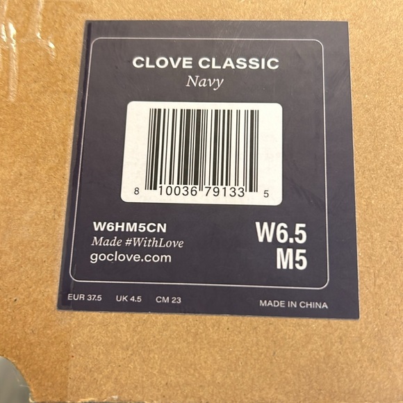 Clove Classic Navy Shoes - Picture 2 of 5